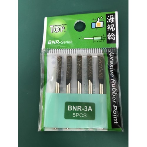 Abrasive Rubber Points - Green